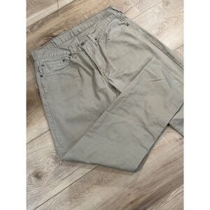 Levi Strauss 559 Relaxed Fit Tan‎ Khaki Jeans Mens W34 L34 Casual Workwear